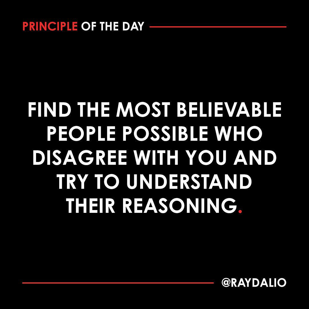 image  1 Having open-minded conversations with believable people who disagree with you is the quickest way to