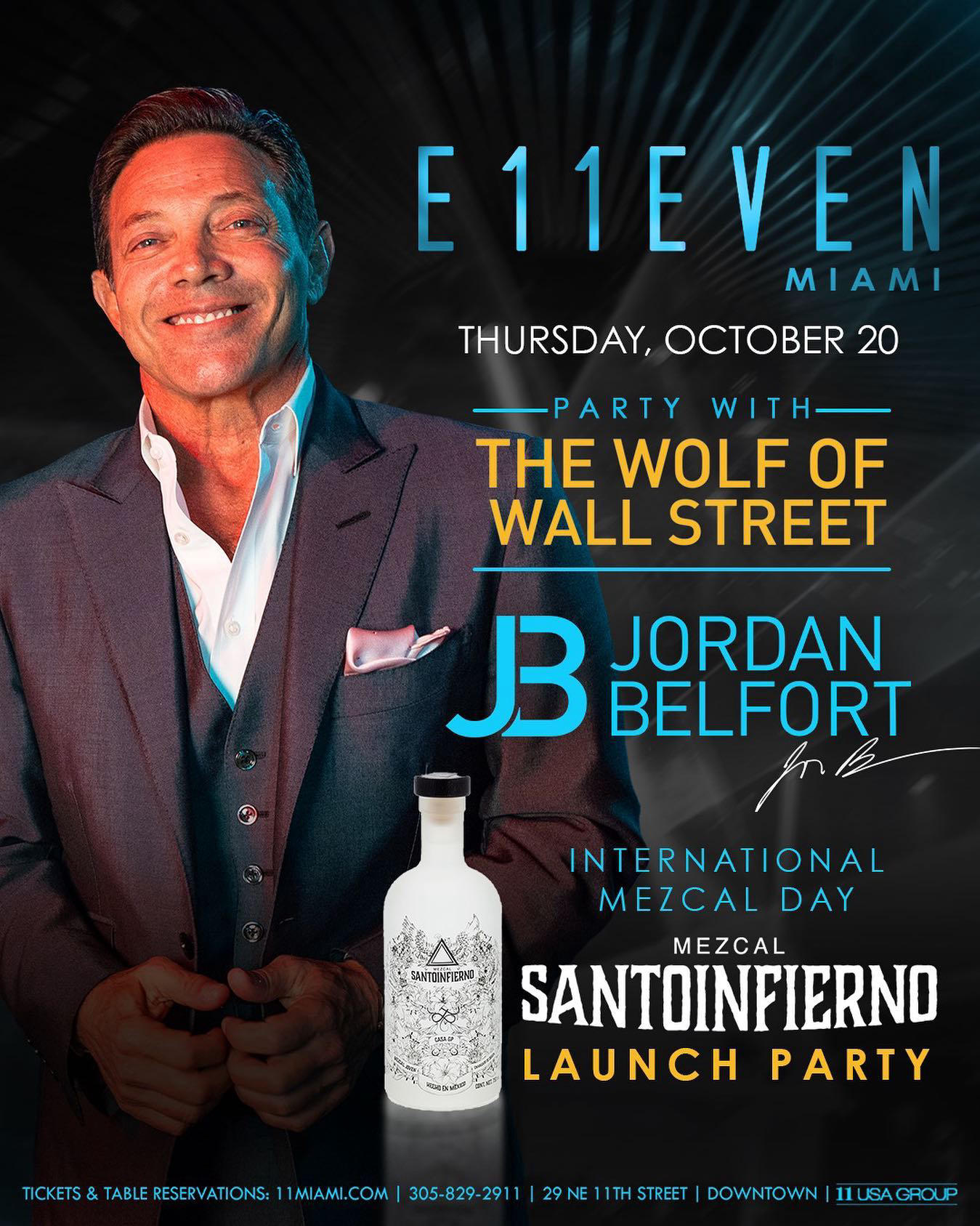 Jordan Belfort - Come party with me, The Real Wolf of Wall Street, this Thursday in Miami