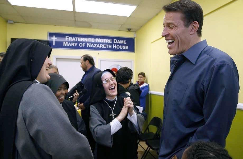 image  1 Tony Robbins - Congratulations to the Sisters of the Fraternite Notre Dame Mary of Nazareth – their